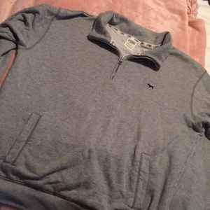 Gray Love Pink quarter zip!